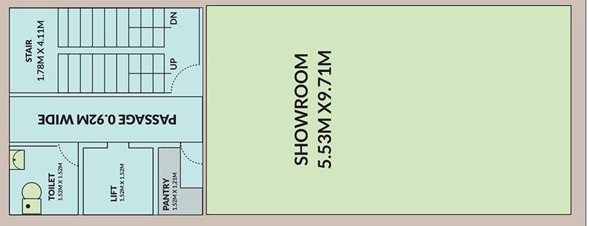 Floor Plan of Brisk 3xCrossing in Sector 109, Gurgaon - Image 366421