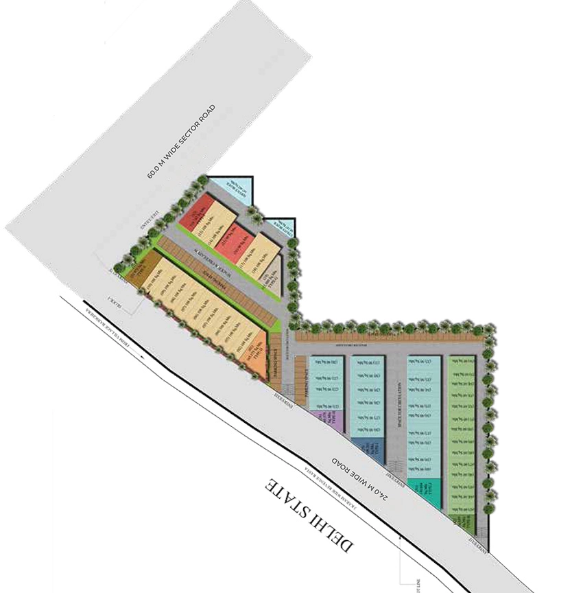 Master Plan of Brisk 3xCrossing in Sector 109, Gurgaon - Image 366420