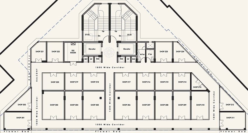 Floor Plan of Whiteland Arena 76 in Sector 76, Gurgaon - Image 369012