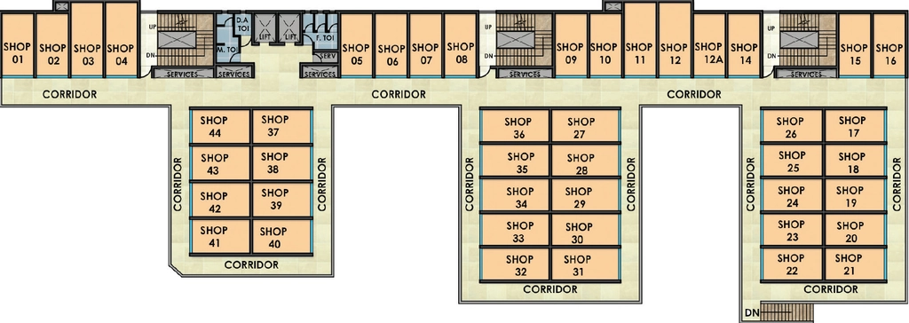 Floor Plan of Signature Signum 88A in Sector 88A, Gurgaon - Image 368673