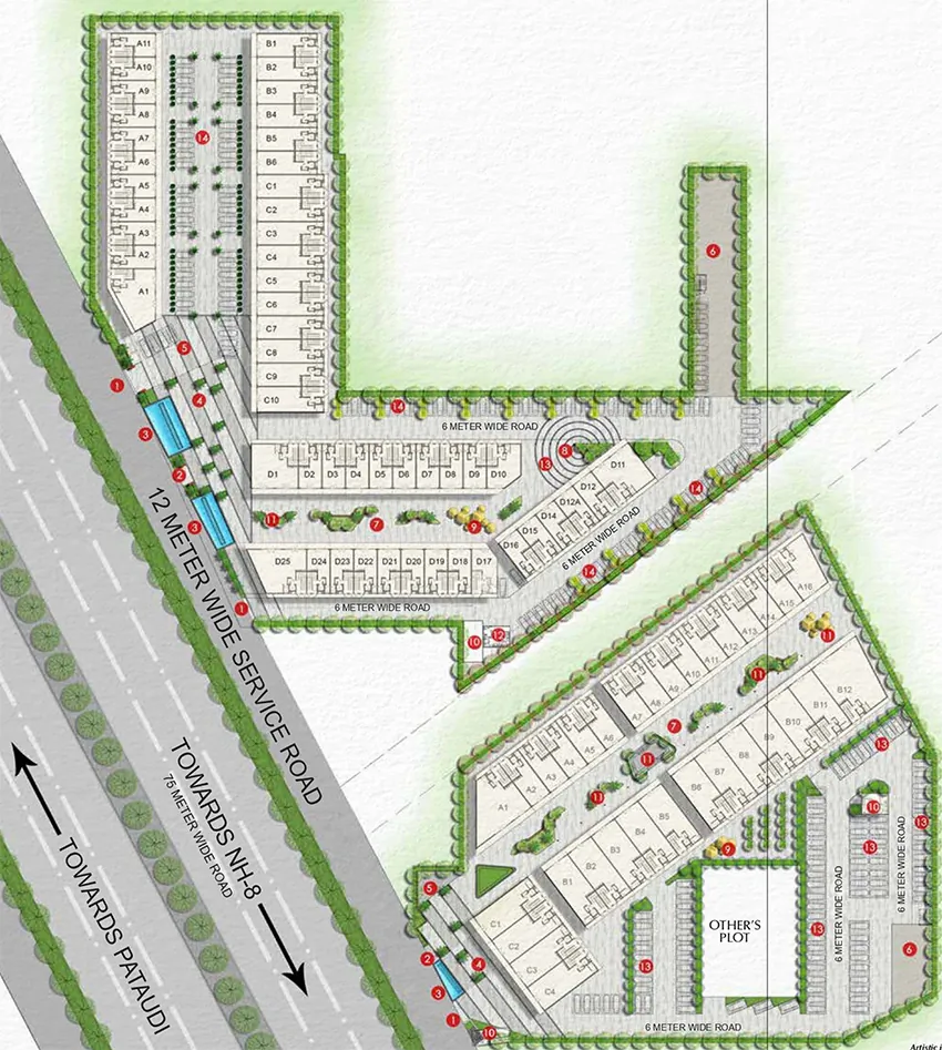 Master Plan of EBD 89 in Sector 89, Gurgaon - Image 366441