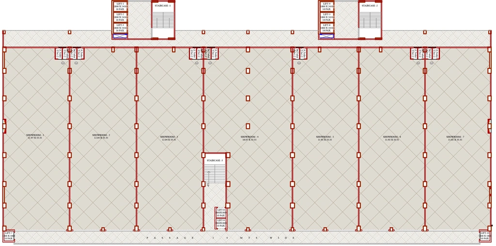 Floor Plan of 73 East Avenue in Alkapuri, Vadodara - Image 364585