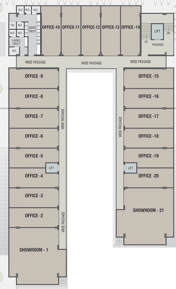 Floor Plan of Phoenix Avenue in Vemali, Vadodara - Image 363901