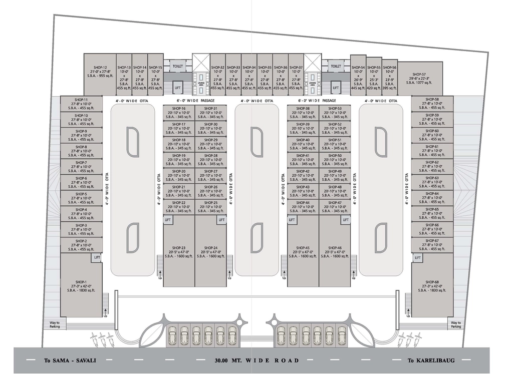 Master Plan of Iconic Earth Eon in Sama Savli Road, Vadodara - Image 365598