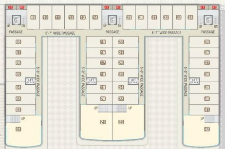 Floor Plan of Commercial SP Shree Siddheshwar Paradise in Harni, Vadodara - Image 364879