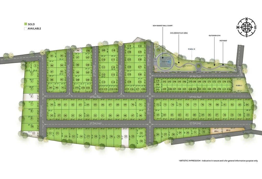 Master Plan of Elephantine Noombal Gardenia in Iyyappanthangal, Chennai - Image 322396