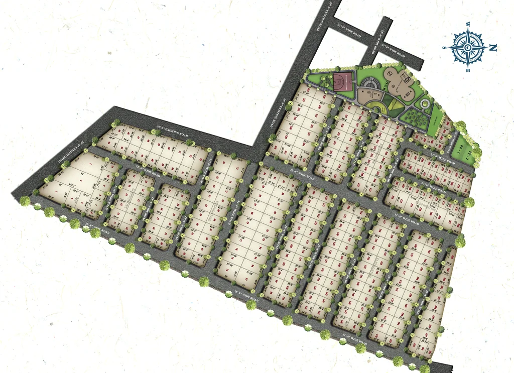 Master Plan of Elephantine Haven in Thirumullaivoyal, Chennai - Image 322205