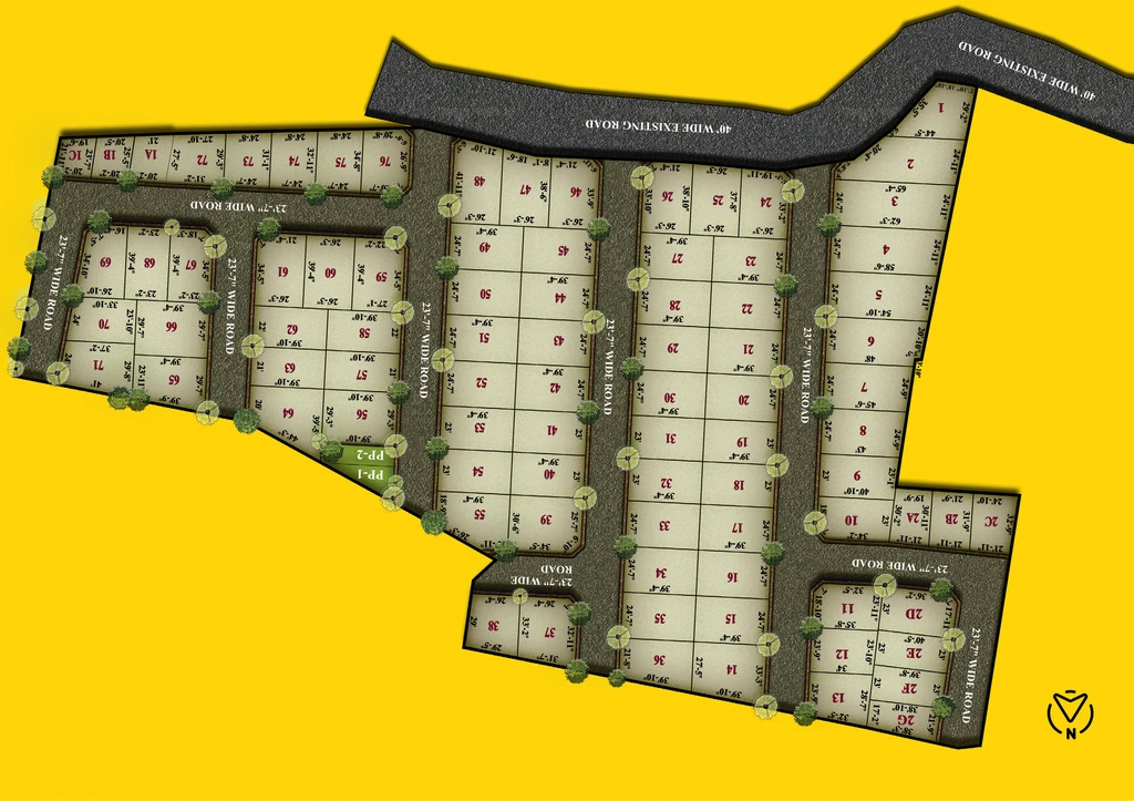 Master Plan of Elephantine Easton Enclave in Perungalathur, Chennai - Image 322359