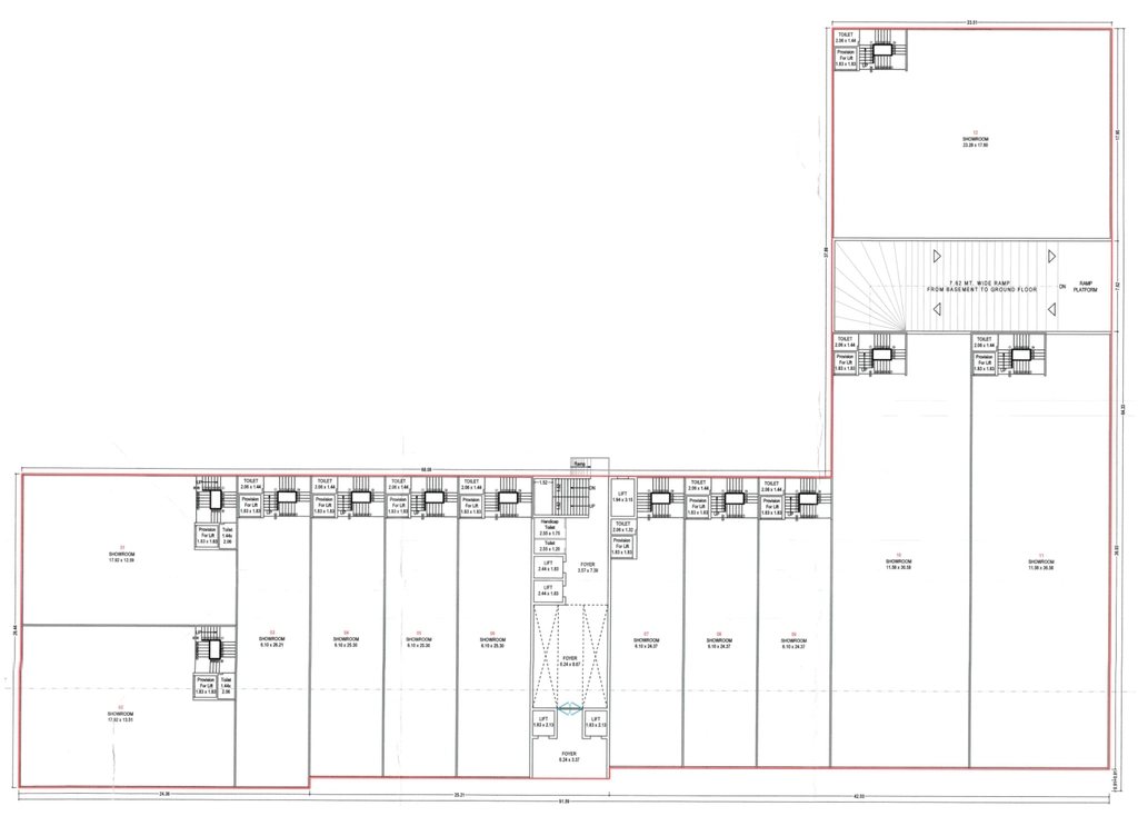 Floor Plan of Empire Edge in Gotri, Vadodara - Image 363550