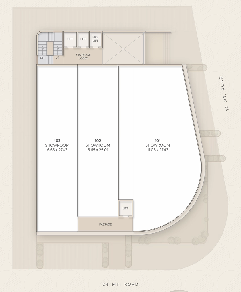 Master Plan of Empire One in Vadiwadi, Vadodara - Image 363581