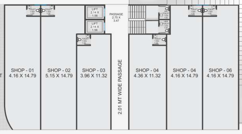 Floor Plan of Panth Bliss Empire in Tarsali, Vadodara - Image 363653
