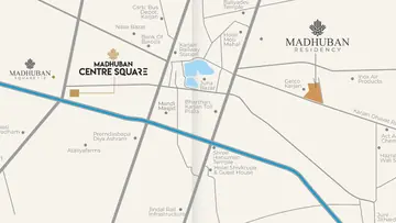 Location of Disha Madhuban Centre Square - Image 363545