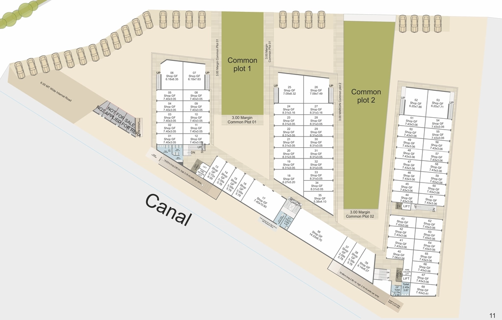 Master Plan of Disha Madhuban Centre Square in Karjan, Vadodara - Image 363543