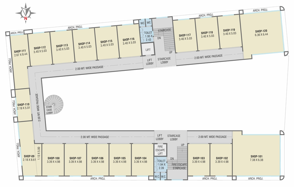 Floor Plan of Hari Yogi Florencia in Jambuva, Vadodara - Image 363598