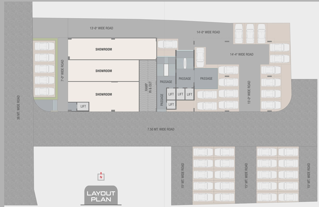 Master Plan of Commercial Aura Memories in Manjalpur, Vadodara - Image 363531