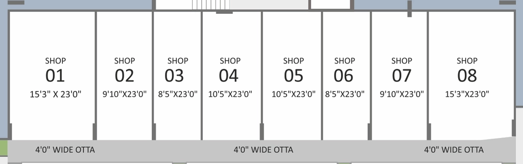 Floor Plan of Commercial Seasons Skyline in Bhayli, Vadodara - Image 365781