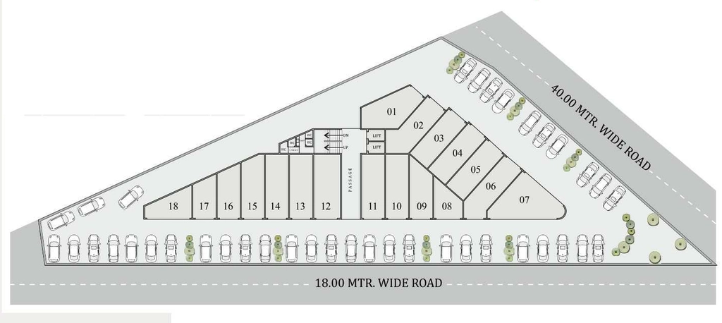Master Plan of Uma Silver ARC in Makarpura, Vadodara - Image 366269
