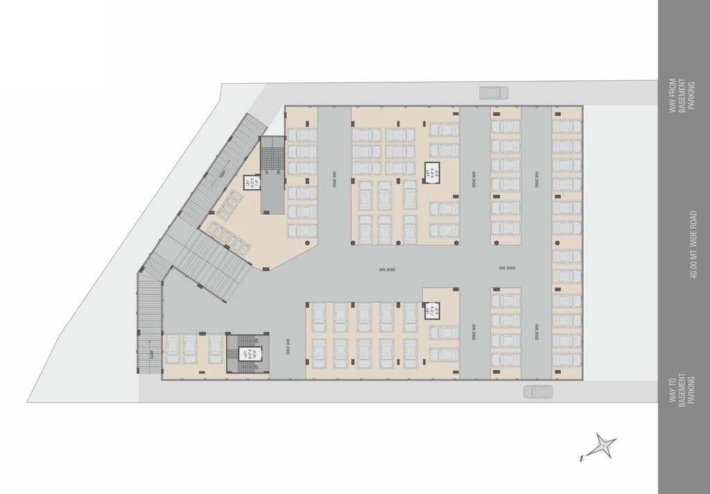 Master Plan of Keshav Krishna Platina in New VIP Road, Vadodara - Image 364790