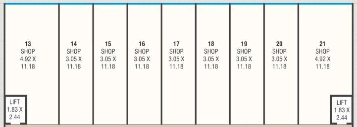 Floor Plan of Shree Preet Square in Chhani, Vadodara - Image 366238