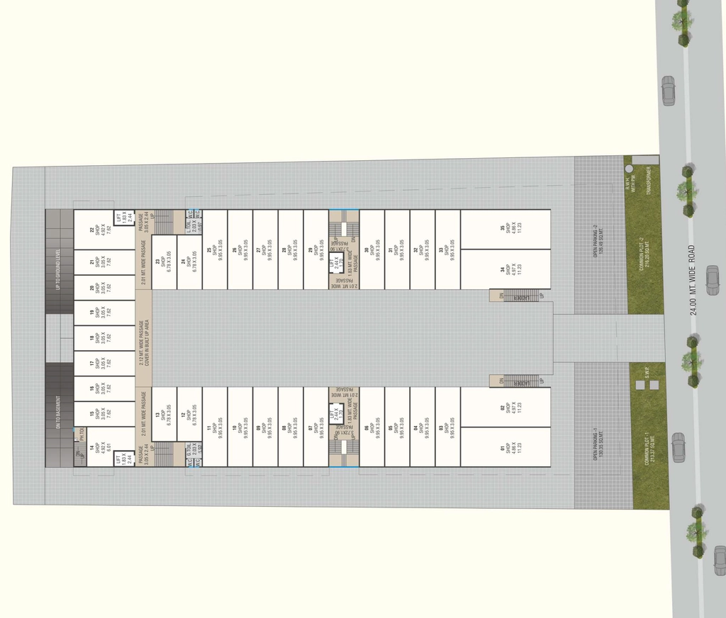 Master Plan of Shree Preet Square in Chhani, Vadodara - Image 366237