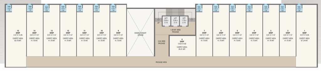 Floor Plan of Navkar Broadway Empire in Gokul Nagar, Vadodara - Image 365740