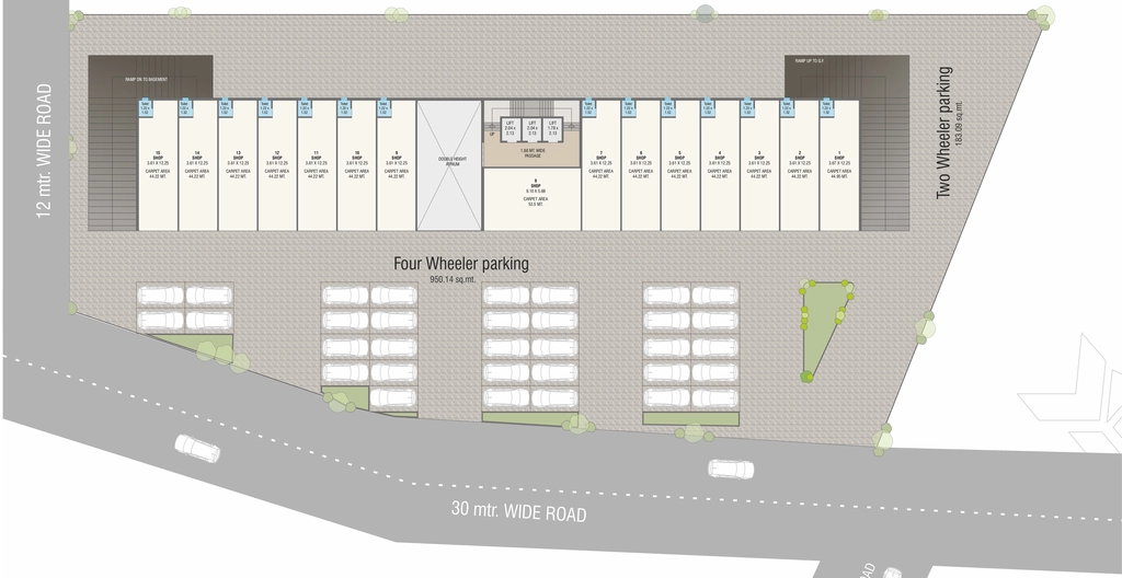 Master Plan of Navkar Broadway Empire in Gokul Nagar, Vadodara - Image 365739