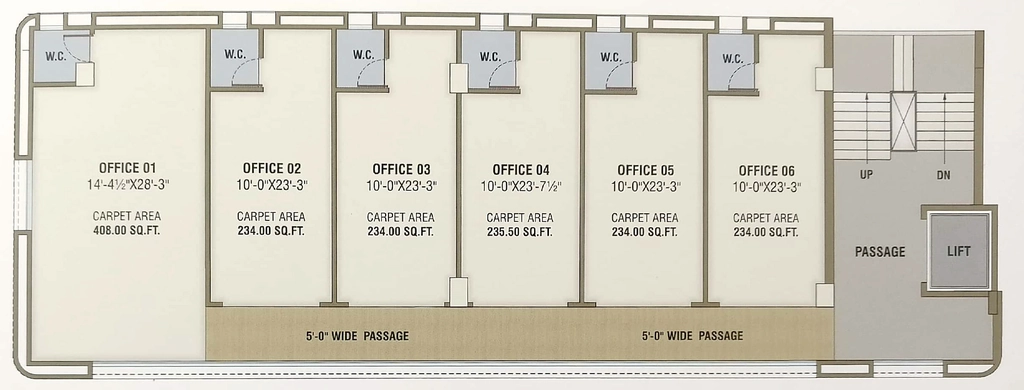 Floor Plan of Sai La Majesty in Manjalpur, Vadodara - Image 365827