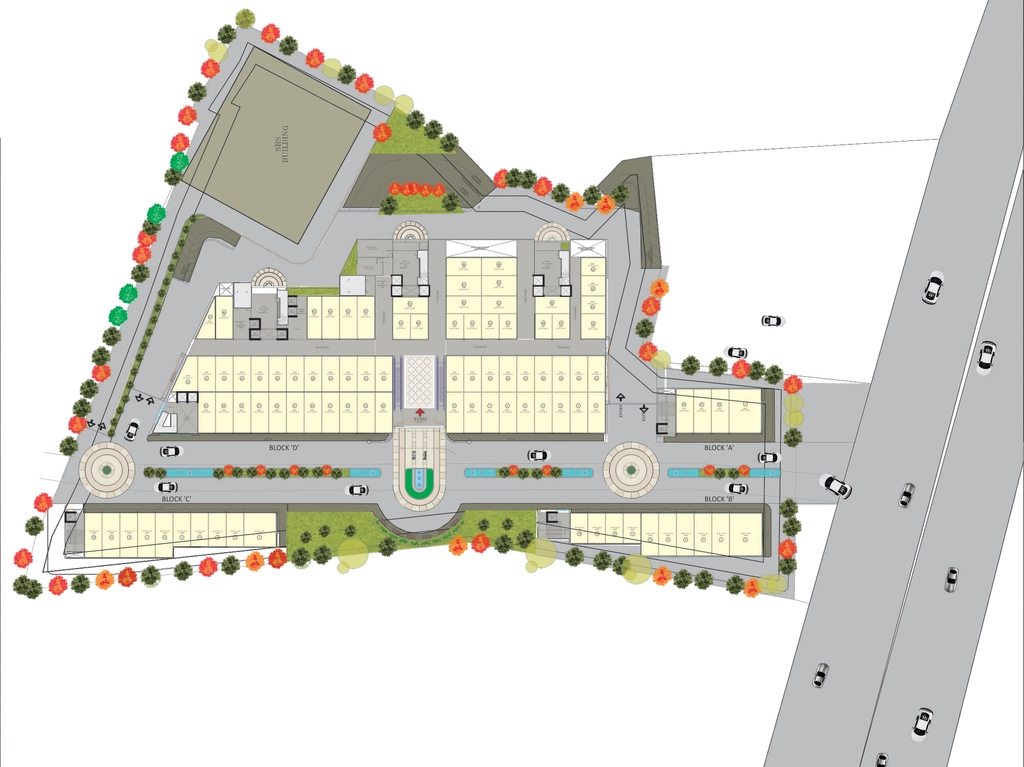 Master Plan of Commercial Shree Balaji Wind in Warashiya, Vadodara - Image 365804