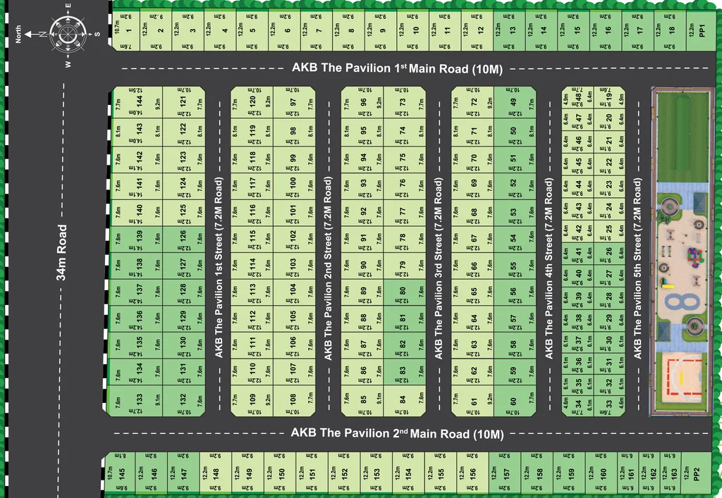 Master Plan of AKB The Pavilion in Thaiyur, Chennai - Image 324278