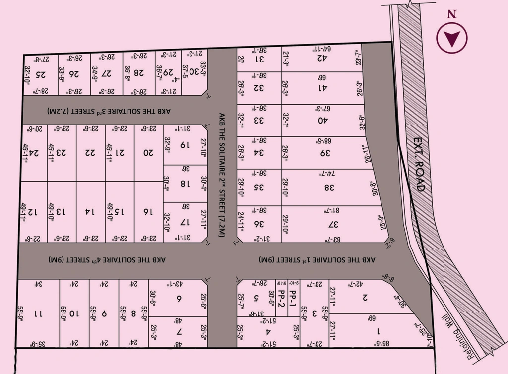 Master Plan of AKB The Solitaire in Tambaram, Chennai - Image 324272