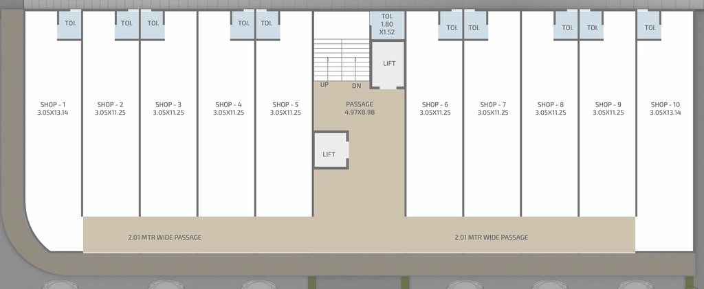 Floor Plan of Sahyog Space in Gotri, Vadodara - Image 365773