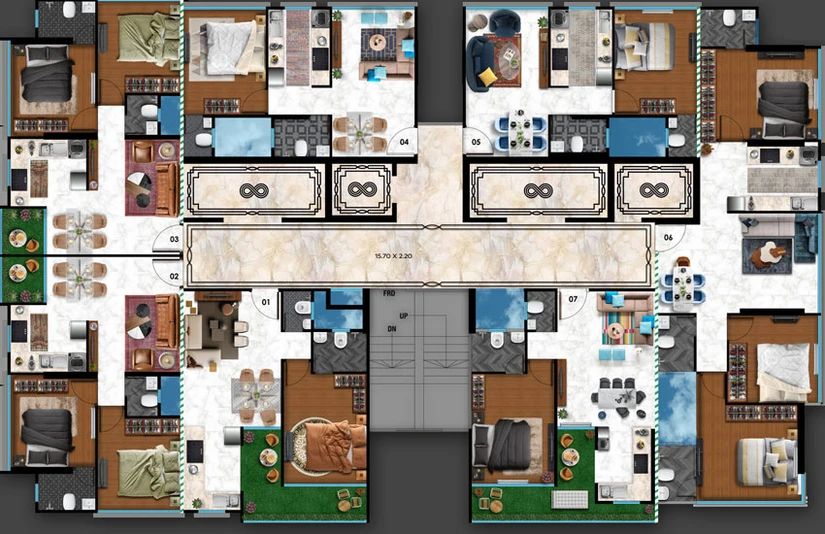 Floor Plan of Raghav Amara in Kurla East, Mumbai - Image 92963