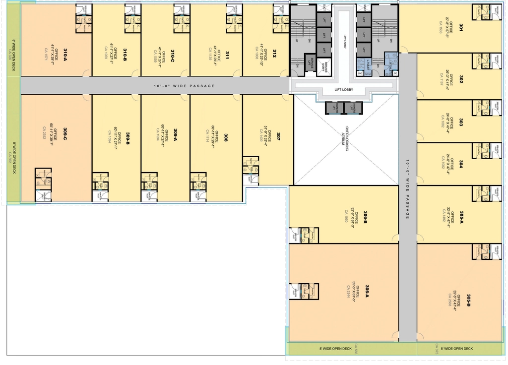 Floor Plan of Rajhans Skylar in Vesu, Surat - Image 326896