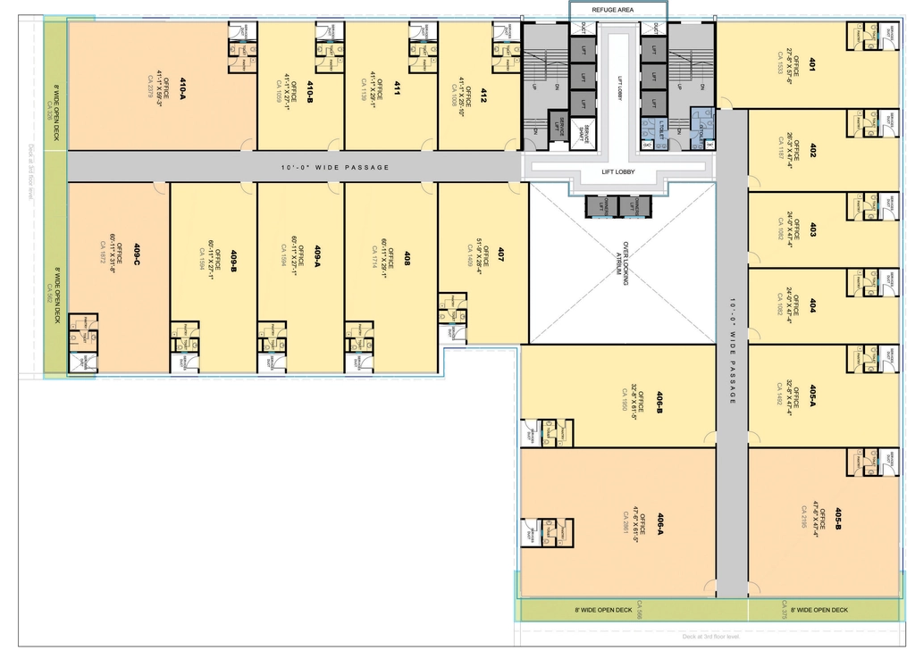 Floor Plan of Rajhans Skylar in Vesu, Surat - Image 326898