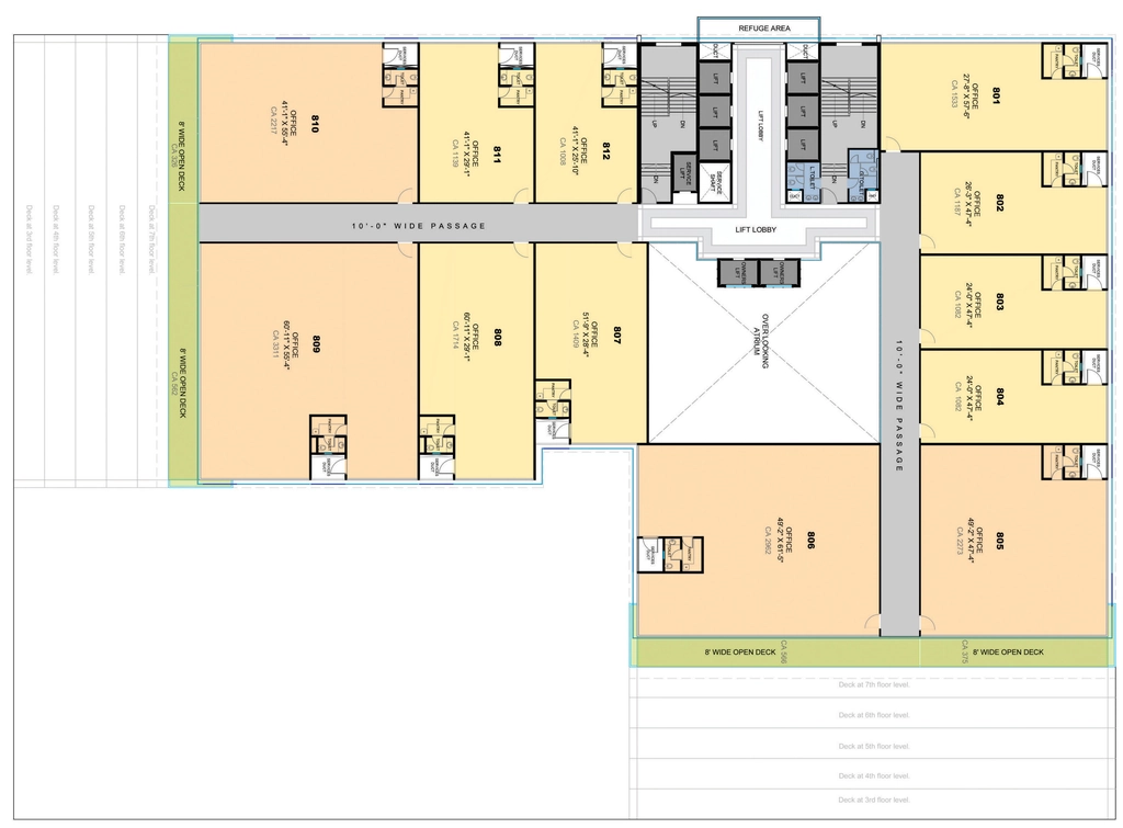 Floor Plan of Rajhans Skylar in Vesu, Surat - Image 326899