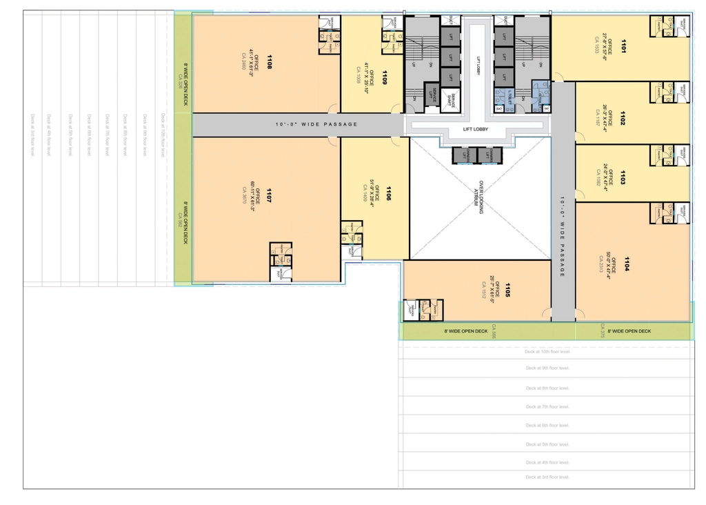 Floor Plan of Rajhans Skylar in Vesu, Surat - Image 326897