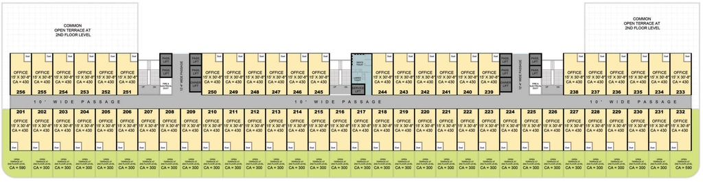 Floor Plan of Rajhans Blue Cloud in Vesu, Surat - Image 357705