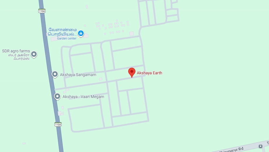 Location of Akshaya Earth in Sembakkam, Chennai - Image 324253