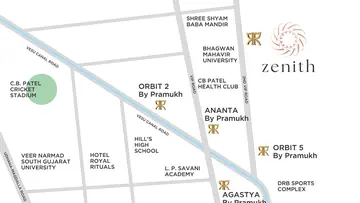Location of Pramukh Zenith - Image 359293