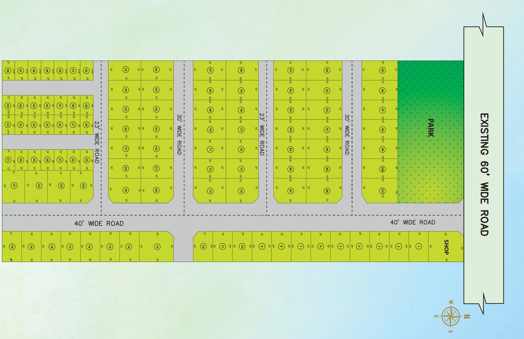 Master Plan of Akshaya Poongavanam in OMR, Chennai - Image 324246