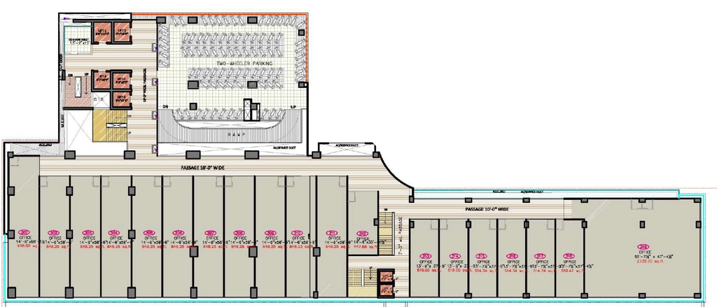 Floor Plan of Vasupujya Rio Empire in Adajan, Surat - Image 356217
