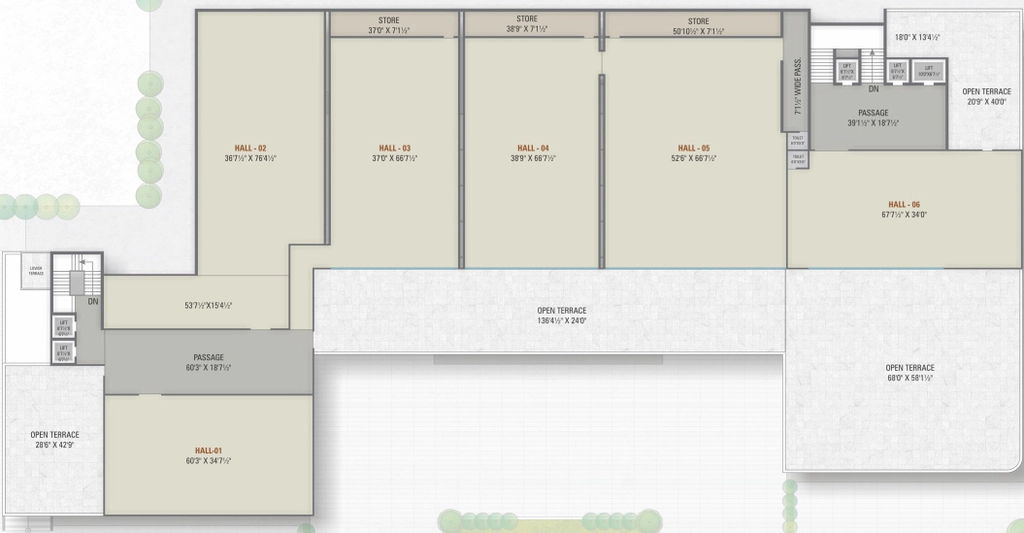 Floor Plan of Ashtalaxmi Unique Square in Singanpor, Surat - Image 359242