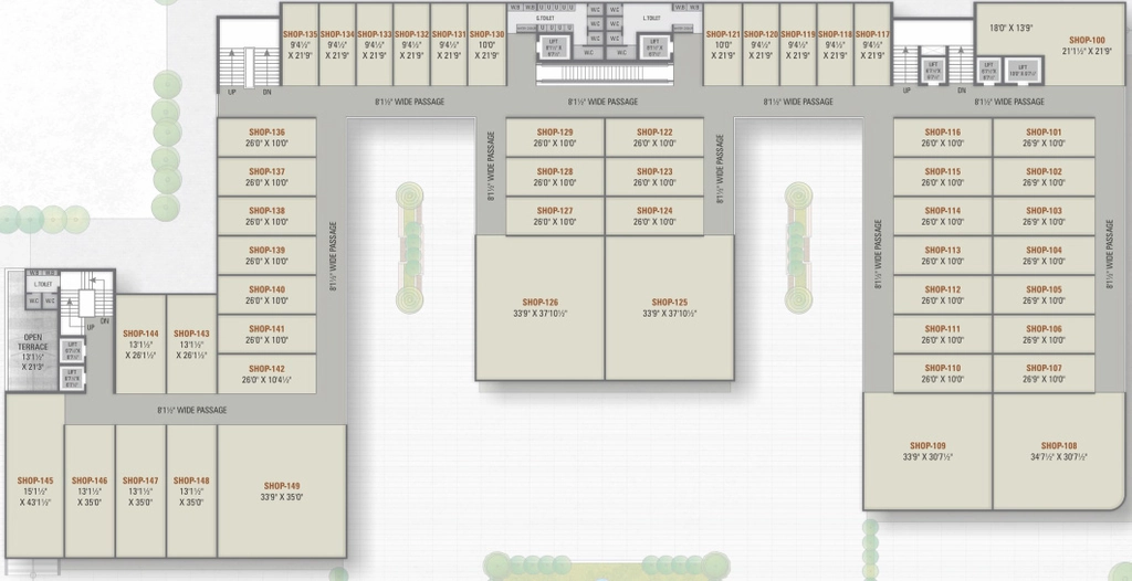 Floor Plan of Ashtalaxmi Unique Square in Singanpor, Surat - Image 359244