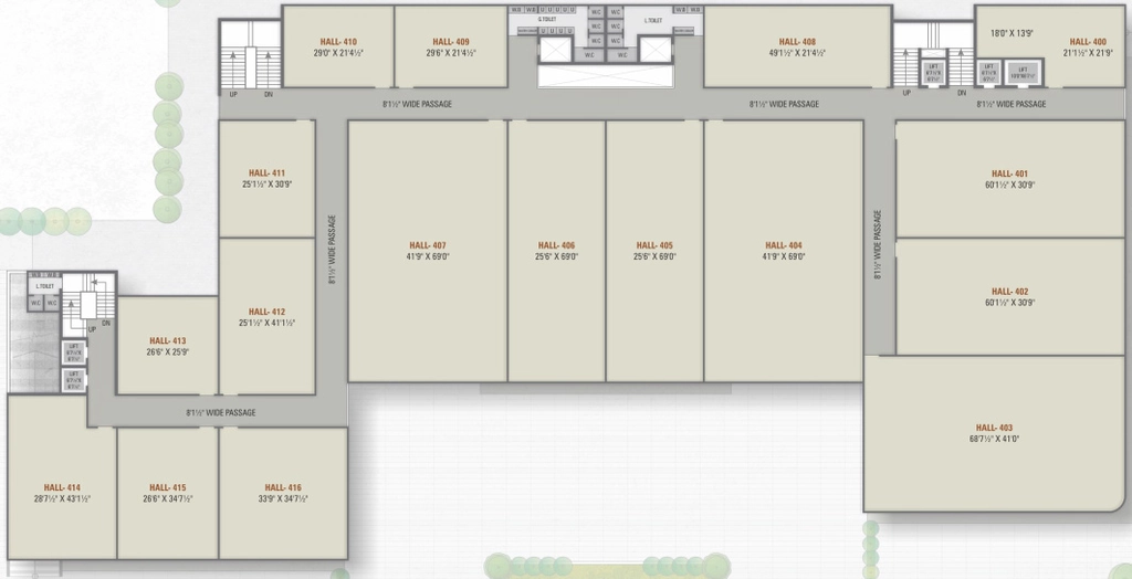 Floor Plan of Ashtalaxmi Unique Square in Singanpor, Surat - Image 359241