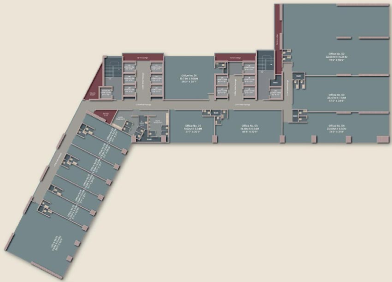 Floor Plan of WYNG The Camp Capitol in Somwar Peth, Pune - Image 272892