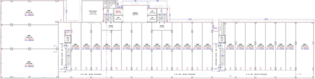 Floor Plan of Shreeji Karma Business Center in Kamrej, Surat - Image 359342