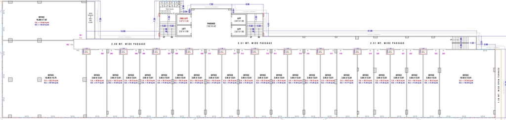 Floor Plan of Shreeji Karma Business Center in Kamrej, Surat - Image 359341