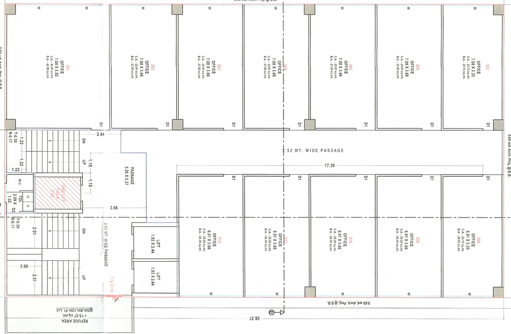 Floor Plan of Satvat The Viona in Pal, Surat - Image 359327