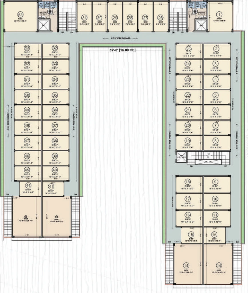 Floor Plan of Santeria Vivannt in Masma, Surat - Image 359319