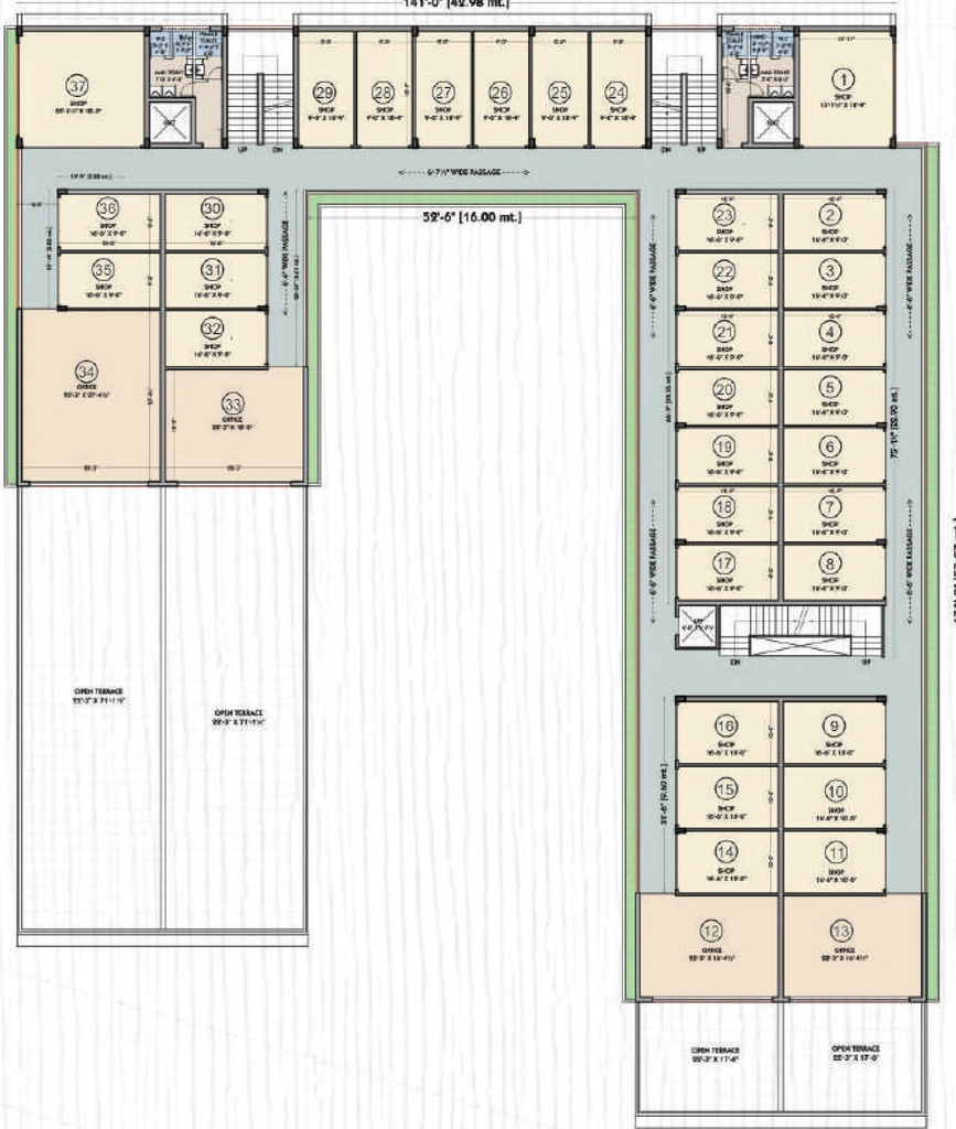 Floor Plan of Santeria Vivannt in Masma, Surat - Image 359318